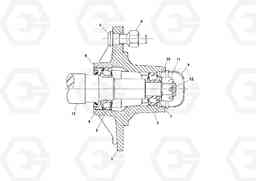 50989 Spindle Assembly PT125R S/N 197470-, Volvo Construction Equipment