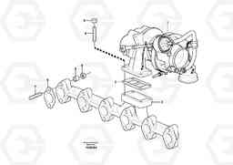 92112 Exhaust manifold EC210B PRIME S/N 70001-/80001- 35001-, Volvo Construction Equipment