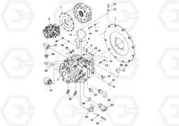 90318 Pump Stack Assembly SD70D/SD70F/SD77DX/SD77F S/N 197387-, Volvo Construction Equipment