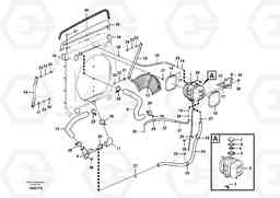 50917 Cooling system EW145B PRIME S/N 15001-, Volvo Construction Equipment