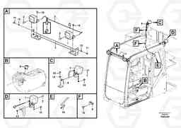 14082 Work lights, extra EW145B PRIME S/N 15001-, Volvo Construction Equipment