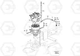 79427 Swing motor with mounting parts EW145B PRIME S/N 15001-, Volvo Construction Equipment