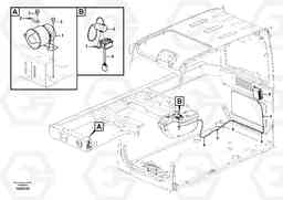 24631 Mic and horn EW145B PRIME S/N 15001-, Volvo Construction Equipment