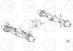 49623 Front and rear axle mounting EW145B PRIME S/N 15001-, Volvo Construction Equipment