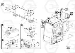 55972 Work lights, extra EC460B PRIME S/N 15001-/85001-, Volvo Construction Equipment