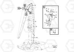 69523 Working lamp on boom FBR2800C, Volvo Construction Equipment