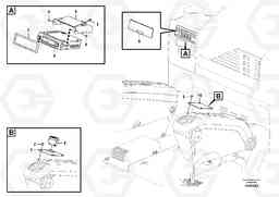 71401 Cassette radio recorder with mounting details FB2800C, Volvo Construction Equipment