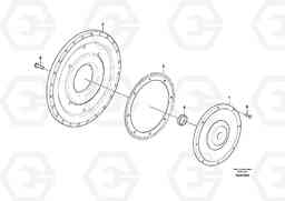 74258 Pump gearbox with assembling parts FBR2800C, Volvo Construction Equipment
