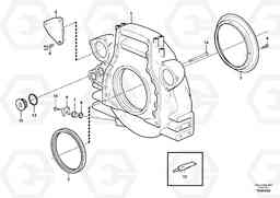 40705 Flywheel housing EC460B SER NO INT 11515- EU&NA 80001-, Volvo Construction Equipment