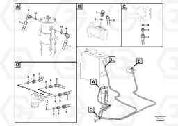 50288 Hydraulic system, steering line EW145B PRIME S/N 15001-, Volvo Construction Equipment