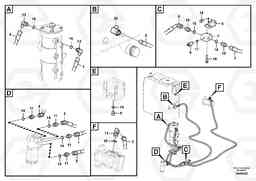 48265 Hydraulic system, steering line EW145B PRIME S/N 15001-, Volvo Construction Equipment