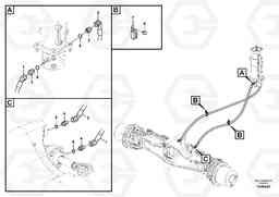 79108 Hydraulic system, steering line EW145B PRIME S/N 15001-, Volvo Construction Equipment