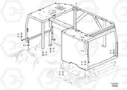 80939 Cowl frame EW145B PRIME S/N 15001-, Volvo Construction Equipment