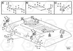 14814 Cowl frame, cover and hood EW145B PRIME S/N 15001-, Volvo Construction Equipment