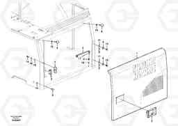 47134 Door, side EW145B PRIME S/N 15001-, Volvo Construction Equipment