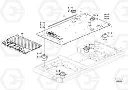 47395 Cabin floor EW145B PRIME S/N 15001-, Volvo Construction Equipment