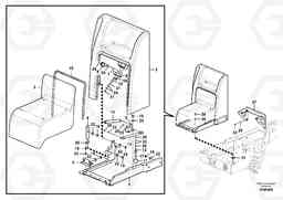 80163 Front cover EW145B PRIME S/N 15001-, Volvo Construction Equipment