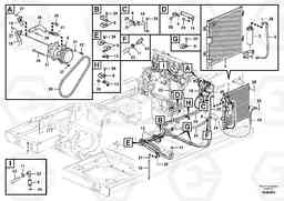 76068 Air conditioning line, cooling and heater EW145B PRIME S/N 15001-, Volvo Construction Equipment