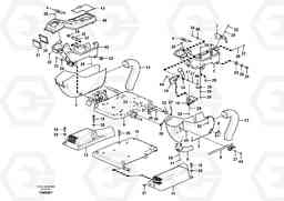 73457 Instrument panel, control panel EW145B PRIME S/N 15001-, Volvo Construction Equipment