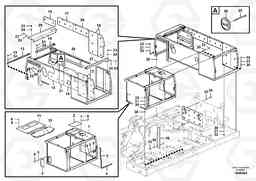 79398 Cowl frame EC460B PRIME S/N 15001-/85001-, Volvo Construction Equipment