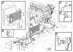 94025 Air conditioning line, cooling and heater EC460B PRIME S/N 15001-/85001-, Volvo Construction Equipment