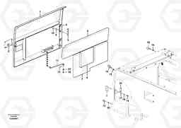 56337 Door, side EC360B PRIME S/N 15001-/85001- 35001-, Volvo Construction Equipment