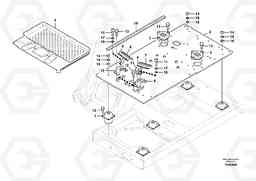 87782 Cabin floor EC140B PRIME S/N 15001-, Volvo Construction Equipment