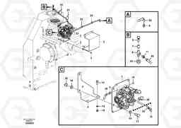 75414 Vacuum pump with fitting parts FB2800C, Volvo Construction Equipment