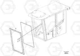 71901 Front window FBR2800C, Volvo Construction Equipment