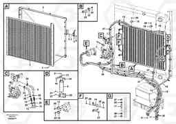 106242 Air conditioning line, cooling and heater FBR2800C, Volvo Construction Equipment