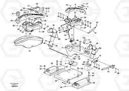 73228 Instrument panel, control panel FB2800C, Volvo Construction Equipment