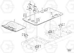 58317 Cabin floor EC460CHR HIGH REACH DEMOLITION, Volvo Construction Equipment