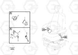 91772 Operator seat with fitting parts EC360CHR HIGH REACH DEMOLITION, Volvo Construction Equipment