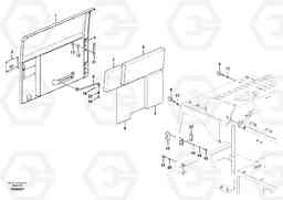 54869 Door, side EC210C, Volvo Construction Equipment