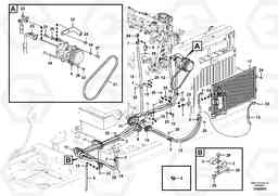 94056 Air conditioning line, cooling and heater FC3329C, Volvo Construction Equipment