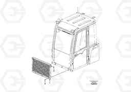 86191 Windshield protection EC55C S/N 110001- / 120001-, Volvo Construction Equipment