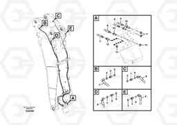 61726 Working hydraulics, base boom modular joint EC460CHR HIGH REACH DEMOLITION, Volvo Construction Equipment