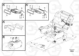 63782 Cassette radio recorder with mounting details EC330B PRIME S/N 15001-, Volvo Construction Equipment