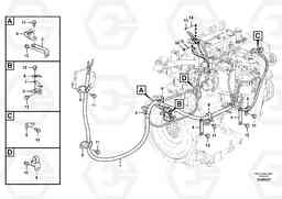 79828 Cable harness, engine EW60C, Volvo Construction Equipment