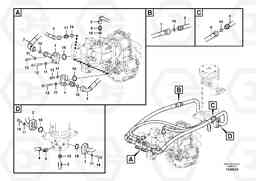 102165 Turning joint line, turning joint to travel motor EW60C, Volvo Construction Equipment