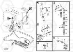 97106 Hydraulic system, hydraulic tank to hydraulic oil cooler EW60C, Volvo Construction Equipment