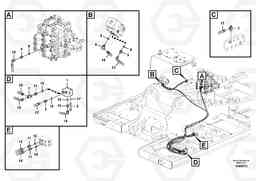 87696 Working hydraulic, hammer and shear for 1st pump flow EC240B PRIME S/N 15001-/35001-, Volvo Construction Equipment