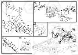 86926 Working hydraulic, hammer and shear for upper EC210B PRIME S/N 70001-/80001- 35001-, Volvo Construction Equipment