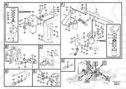 87596 Working hydraulic, hammer and shear for return filter EC210B PRIME S/N 70001-/80001- 35001-, Volvo Construction Equipment