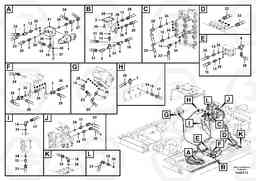 87693 Working hydraulic, hammer and shear for 2nd pump flow EC210B PRIME S/N 70001-/80001- 35001-, Volvo Construction Equipment