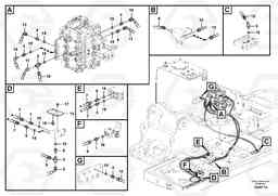 87556 Working hydraulic, hammer and shear for 1st pump flow EC210B PRIME S/N 70001-/80001- 35001-, Volvo Construction Equipment