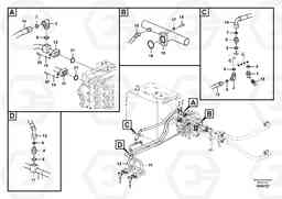 87731 Hydraulic system, control valve to boom and swing EC290B PRIME S/N 17001-/85001- 35001-, Volvo Construction Equipment