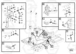 91391 Servo system, control valve to solenoid valve EC290B PRIME S/N 17001-/85001- 35001-, Volvo Construction Equipment