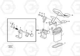 92186 Working hydraulic, remote control valve pedal for hammer and shear EC360CHR HIGH REACH DEMOLITION, Volvo Construction Equipment