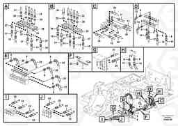 78094 Servo system, control valve to remote control valve PL4608, Volvo Construction Equipment